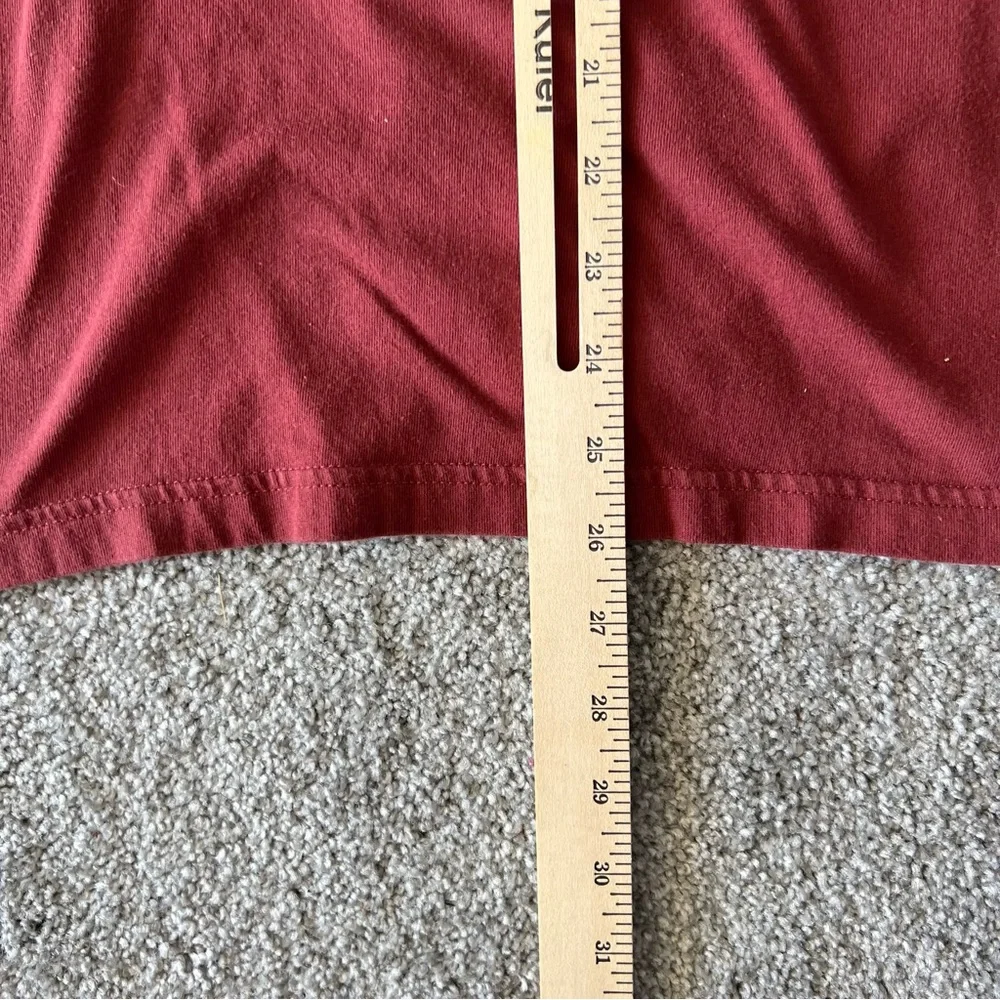 The north face shirt mens medium red maroon long sleeve casual‎ top outdoors